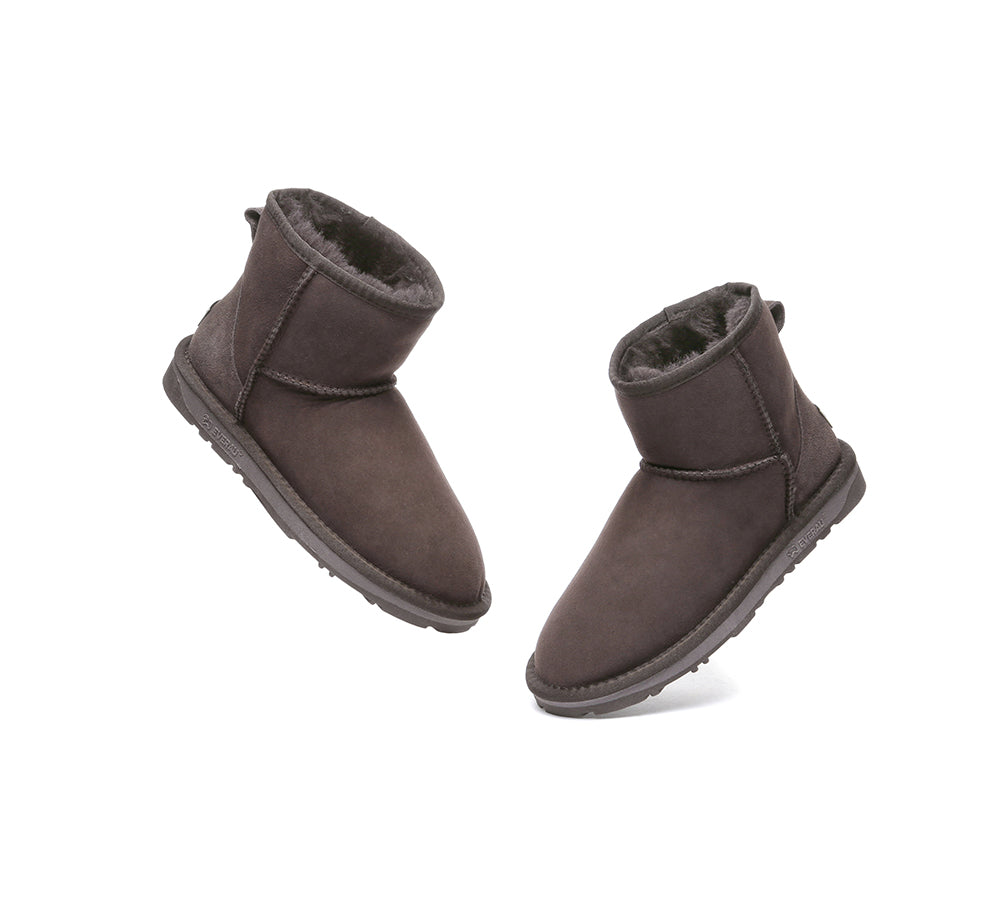 UGG EVERAU® UGG Boots Double Faced Sheepskin Wool Ankle Mini Classic - UGG EXPRESS