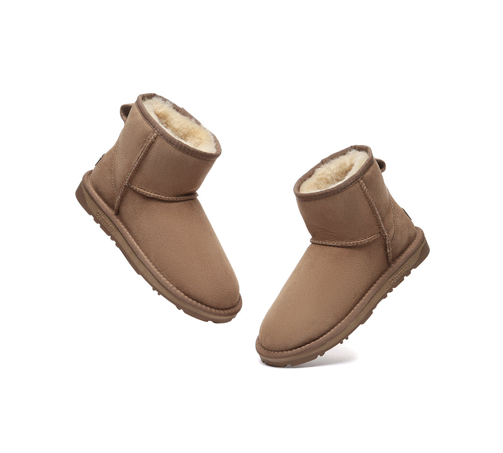 UGG EVERAU® UGG Boots Double Faced Sheepskin Wool Ankle Mini Classic - UGG EXPRESS