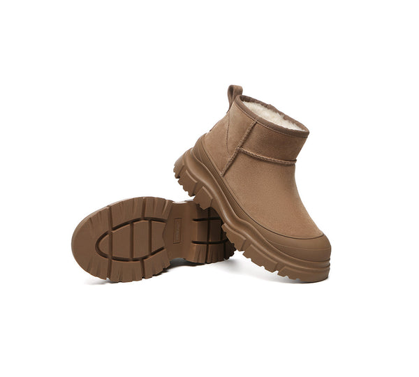 EVERAU® UGG Boots Chunky Platform Mouni