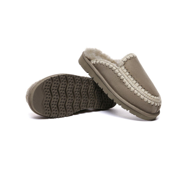 AUSTRALIAN SHEPHERD?? UGG Slippers Women Sheepskin Wool Knitted Sophia - UGG EXPRESS