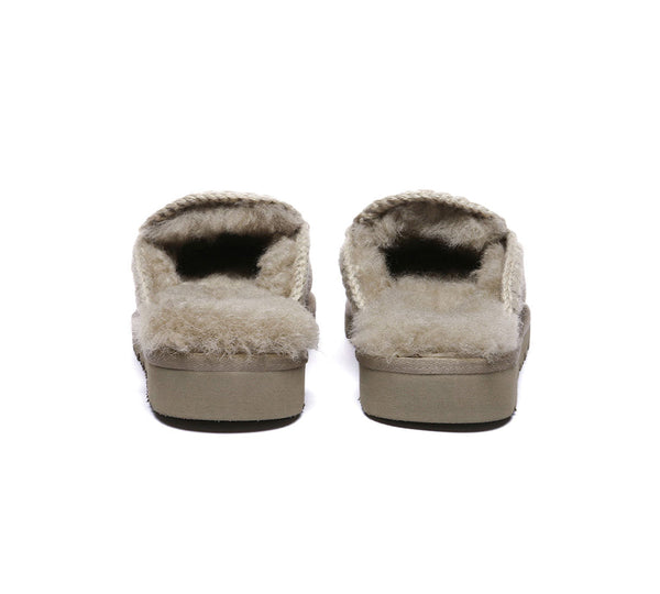 AUSTRALIAN SHEPHERD?? UGG Slippers Women Sheepskin Wool Knitted Sophia - UGG EXPRESS