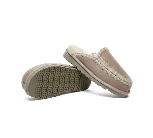 AUSTRALIAN SHEPHERD?? UGG Slippers Women Sheepskin Wool Knitted Sophia - UGG EXPRESS