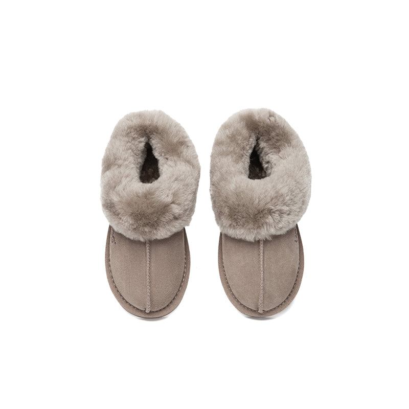 AUSTRALIAN SHEPHERD® UGG Slippers Kids Sheepskin Wool Ankle Homey - UGG EXPRESS