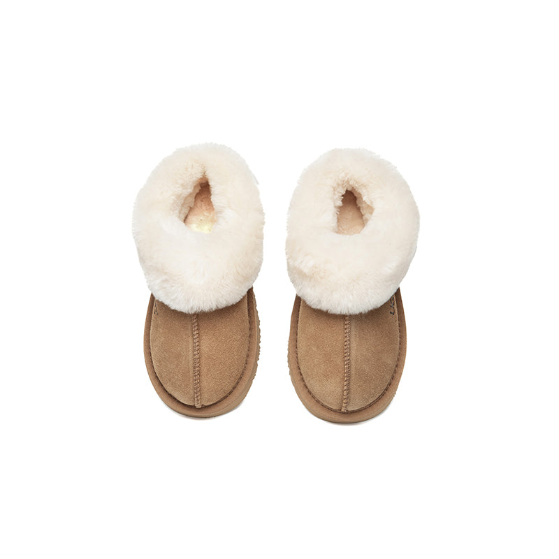 AUSTRALIAN SHEPHERD® UGG Slippers Kids Sheepskin Wool Ankle Homey - UGG EXPRESS