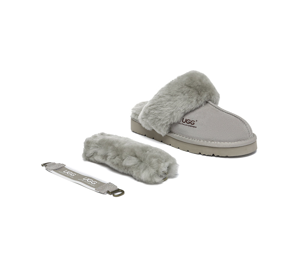 AUSTRALIAN SHEPHERD® UGG Slippers Women Muffin Fluffy