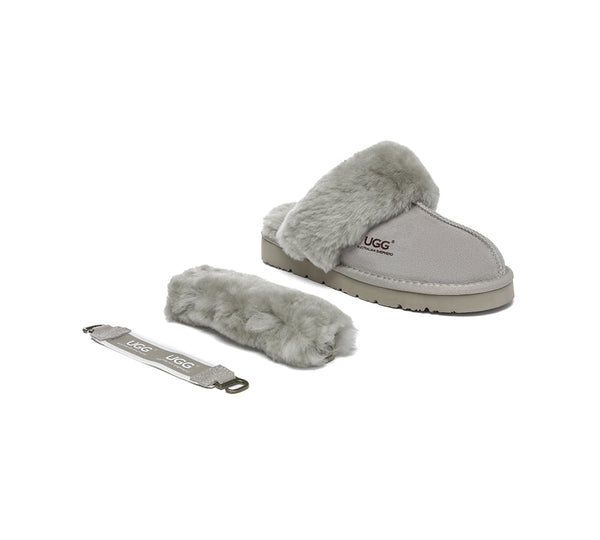 AUSTRALIAN SHEPHERD® UGG Slippers Women Muffin Fluffy