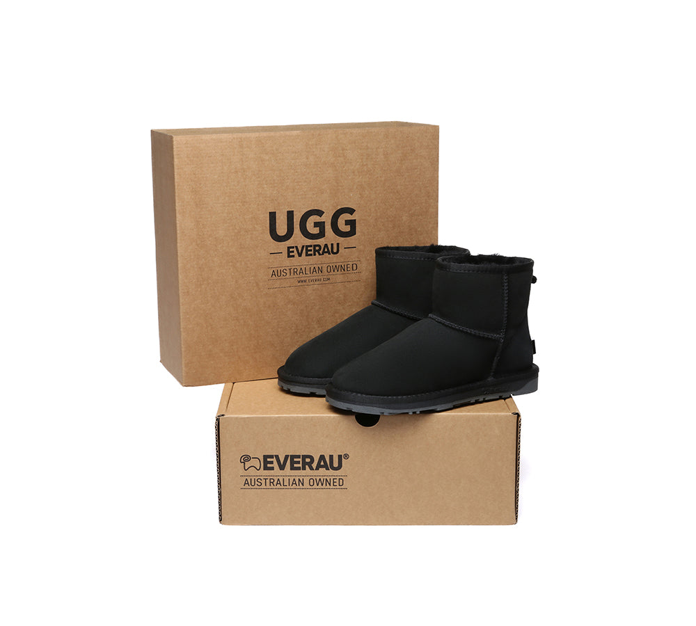 UGG Boots Double Faced Sheepskin Wool Ankle Mini Classic Boots