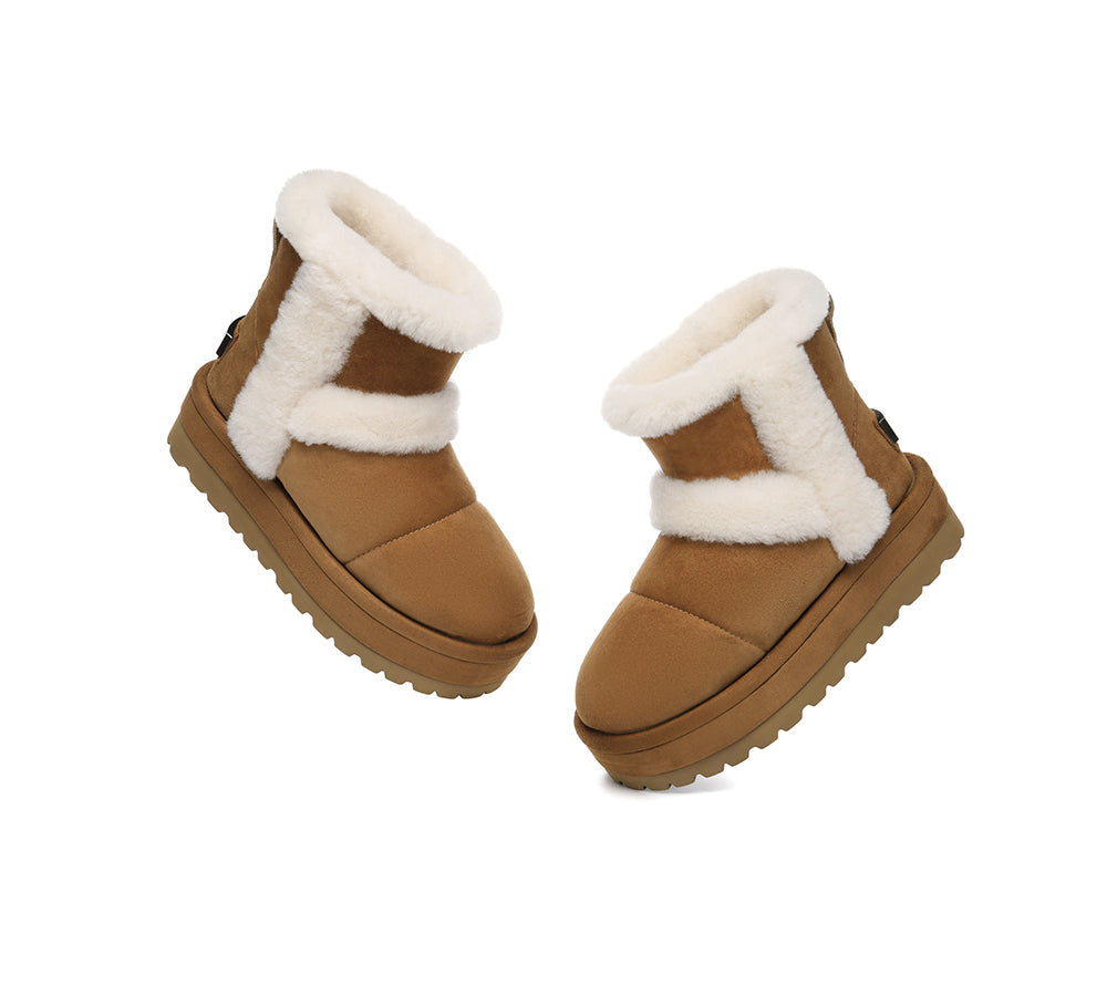 UGG EVERAU® UGG Boots Women Shearling Platform Udelia