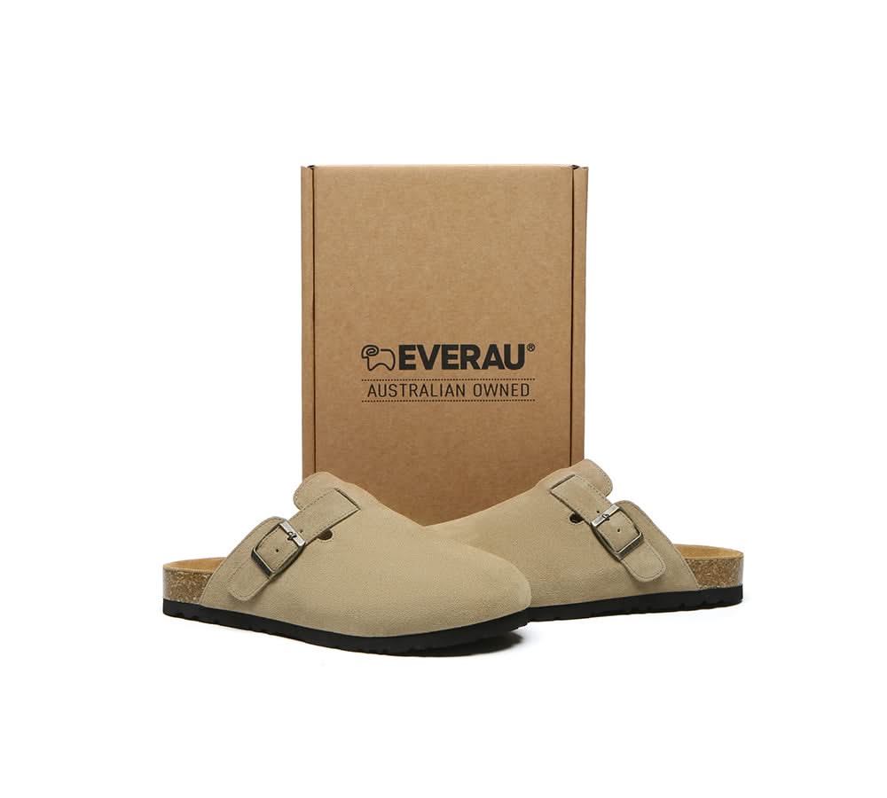 EVERAU® Unisex Flat Sandal Slides Mason