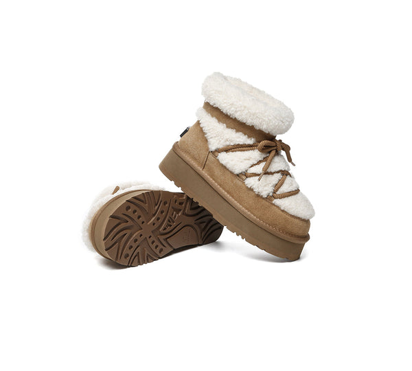 UGG EVERAU® UGG Boots Women Platform Short Carmen
