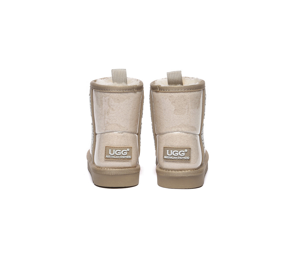 AUSTRALIAN SHEPHERD® UGG Boots  Kids Clear Waterproof Shearling Coated Classic - UGG EXPRESS