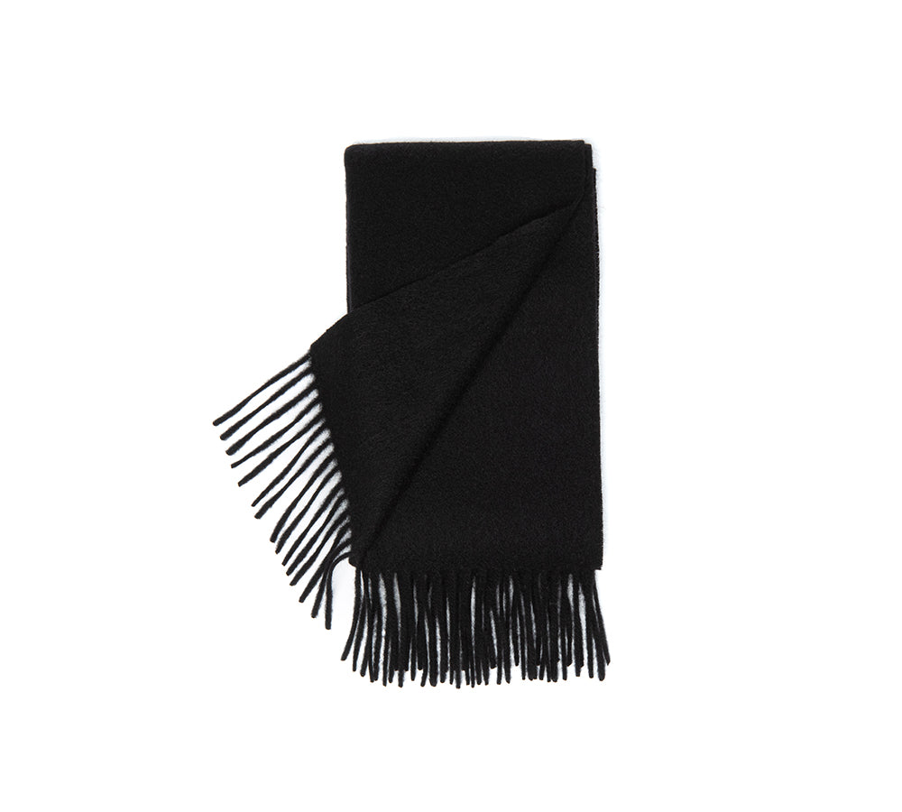 100% Wool Plain Scarf Eva