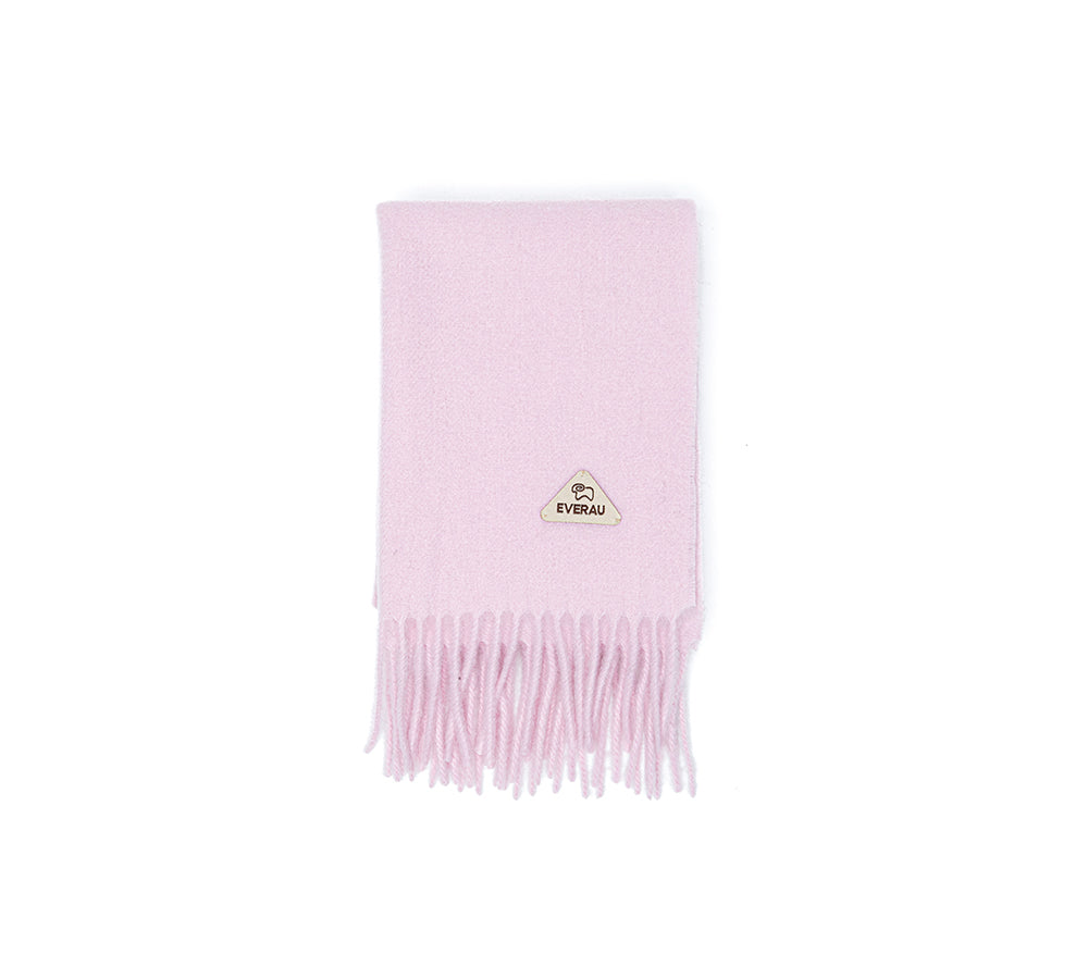 100% Wool Plain Scarf Eva