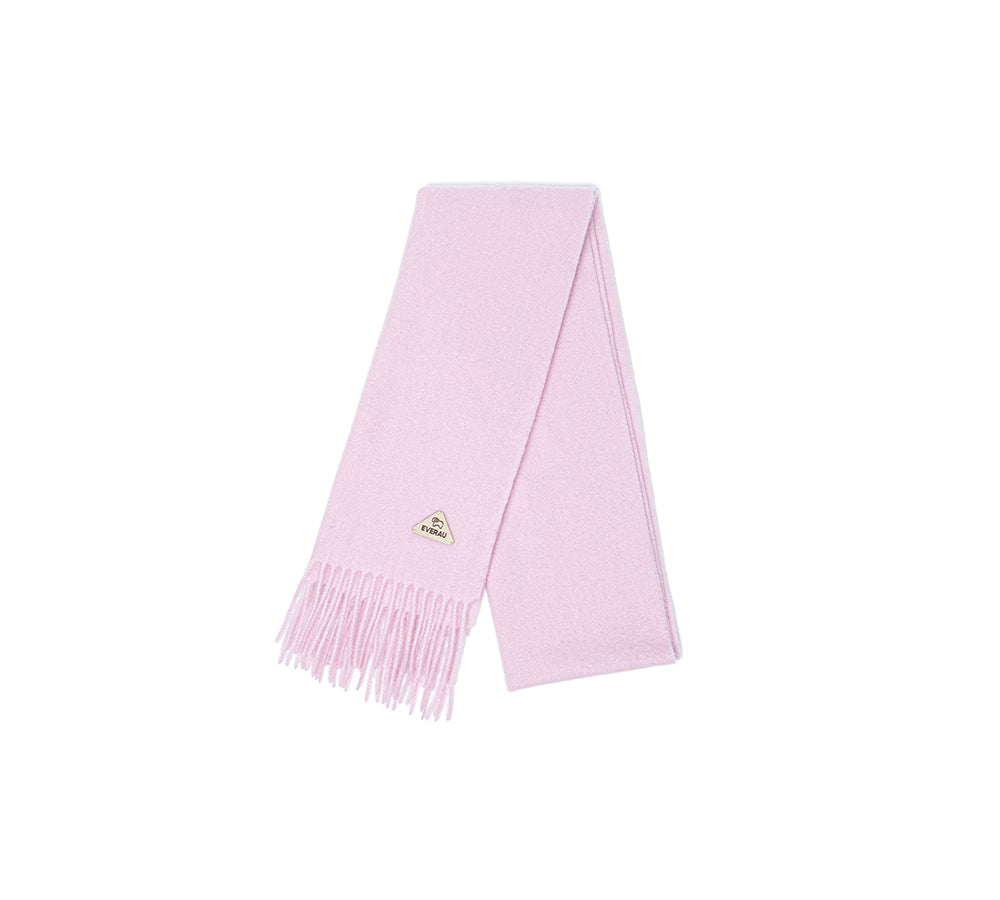 100% Wool Plain Scarf Eva