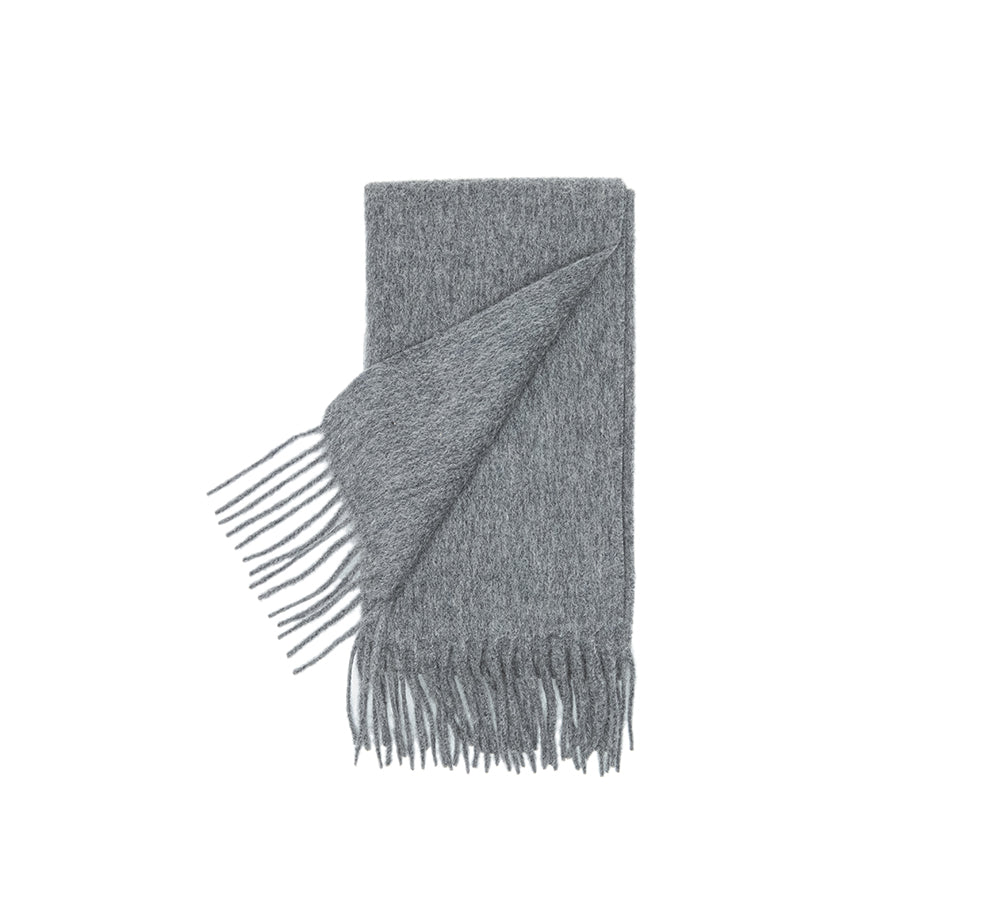 100% Wool Plain Scarf Eva