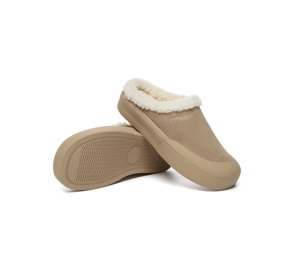 UGG Slippers Sheepskin Wool Scuff Staney