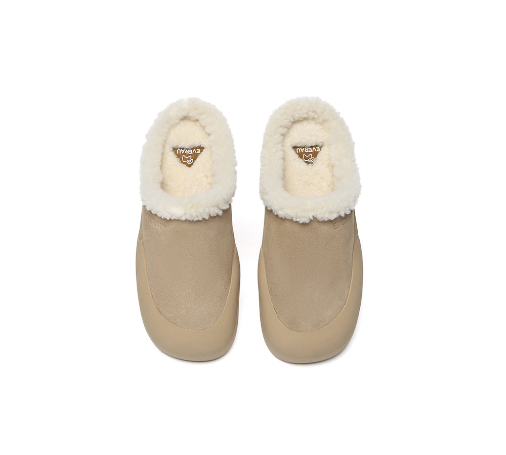 UGG Slippers Sheepskin Wool Scuff Staney