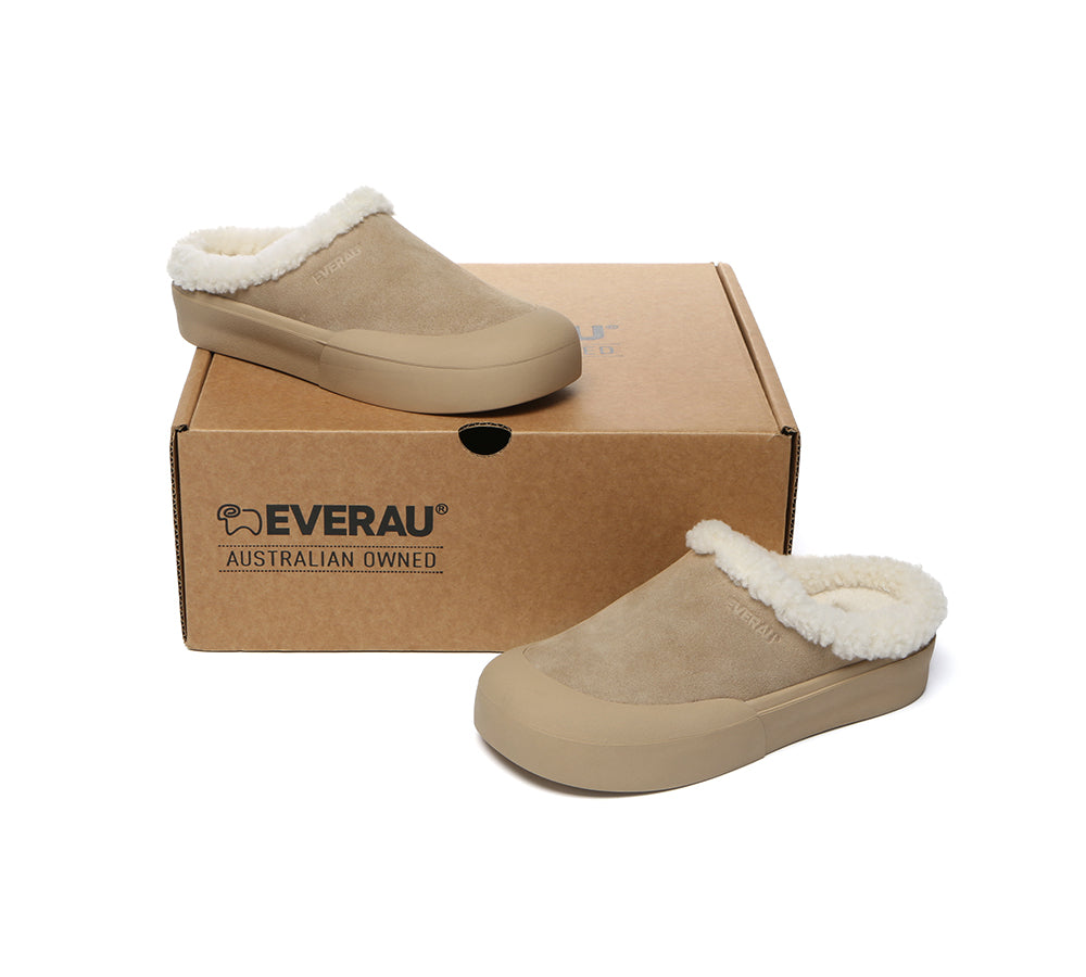 UGG Slippers Sheepskin Wool Scuff Staney