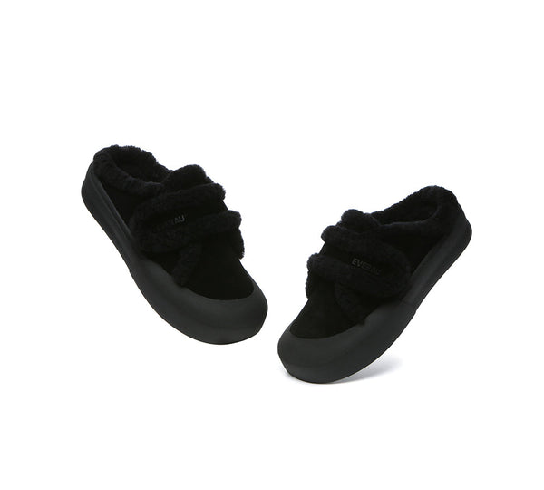 EVERAU® UGG Slippers Women Shearling Stacia