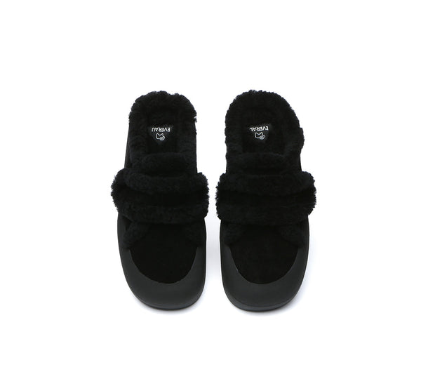EVERAU® UGG Slippers Women Shearling Stacia