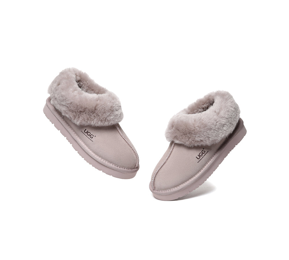 AUSTRALIAN SHEPHERD® UGG Slippers Sheepskin Wool Ankle Homey Special - UGG EXPRESS