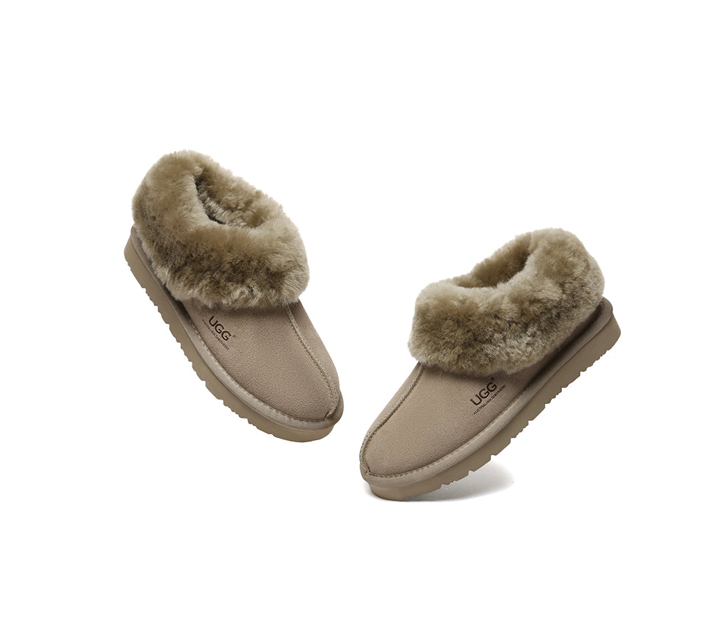 AUSTRALIAN SHEPHERD® UGG Slippers Sheepskin Wool Ankle Homey Special - UGG EXPRESS