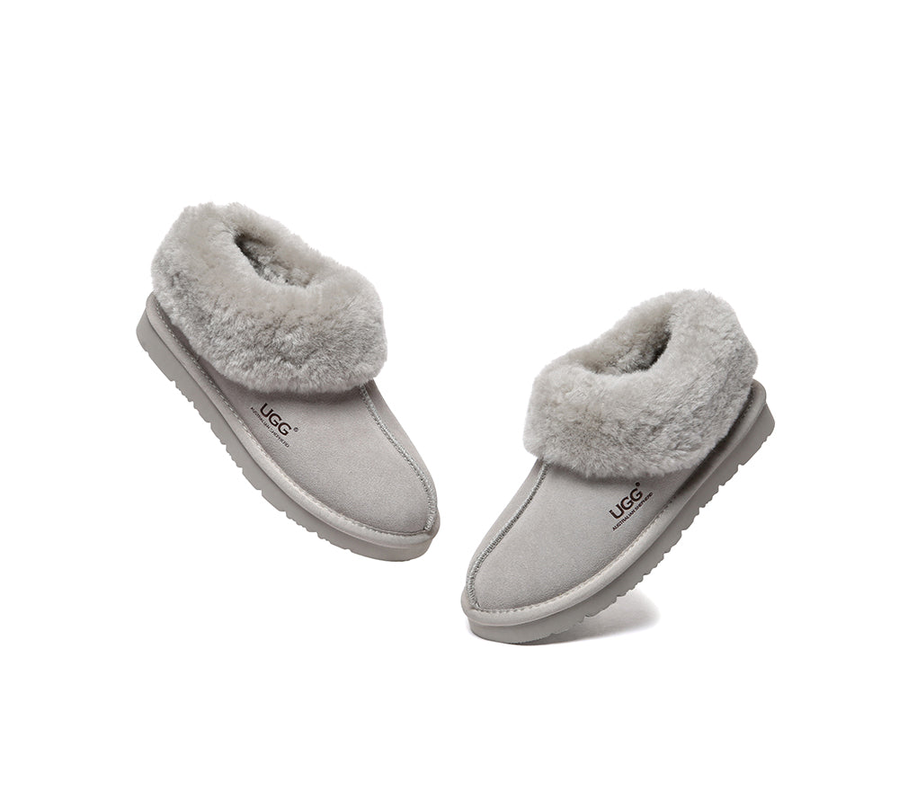 AUSTRALIAN SHEPHERD® UGG Slippers Sheepskin Wool Ankle Homey Special - UGG EXPRESS