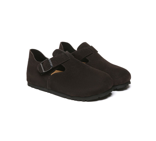 EVERAU® Adjustable Buckled Straps Slip-on Flat Sandals Brooke