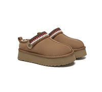 EVERAU® UGG Slippers Kintted Platform Maeve
