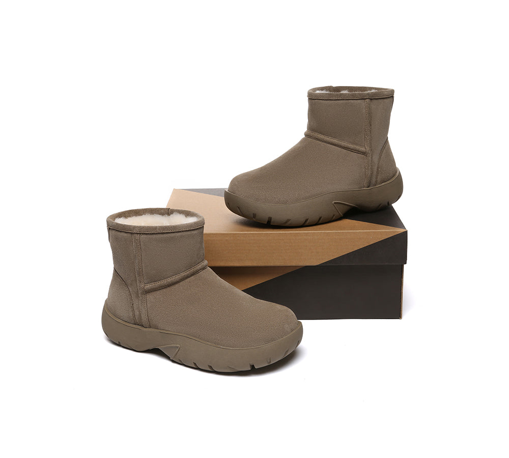 UGG Boots Sheepskin Wool Ankle Chunky Mini Classic Salma