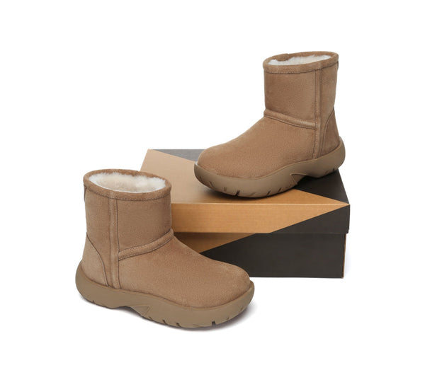 AUSTRALIAN SHEPHERD® UGG Boots Mid Calf Chunky Short Classic Salma