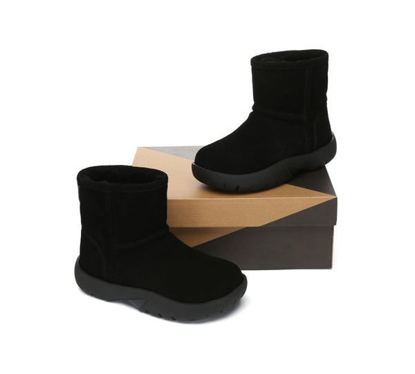 AUSTRALIAN SHEPHERD® UGG Boots Mid Calf Chunky Short Classic Salma