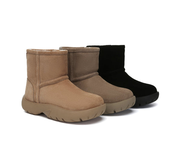 AUSTRALIAN SHEPHERD® UGG Boots Mid Calf Chunky Short Classic Salma