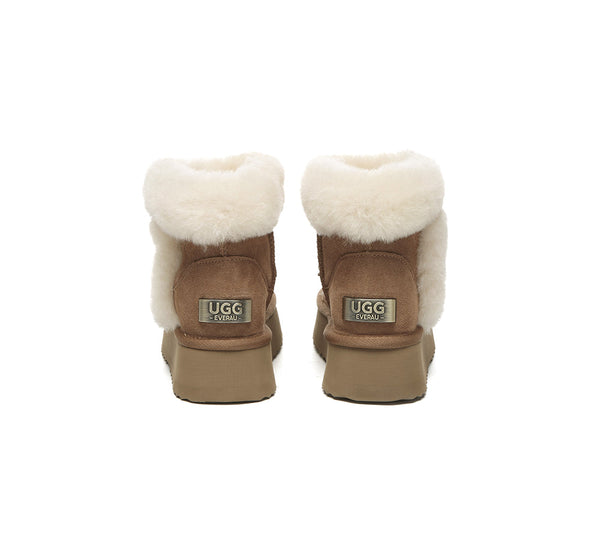 UGG EVERAU® UGG Boots Women Shearling Mini Platform Kazzi
