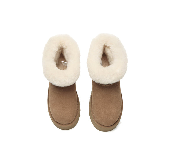 UGG EVERAU® UGG Boots Women Shearling Mini Platform Kazzi