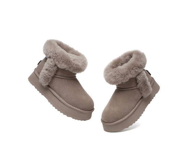 UGG EVERAU® UGG Boots Women Shearling Mini Platform Kazzi