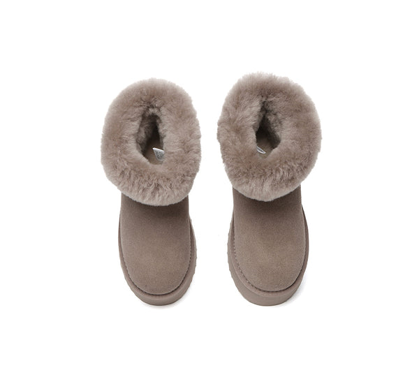 UGG EVERAU® UGG Boots Women Shearling Mini Platform Kazzi