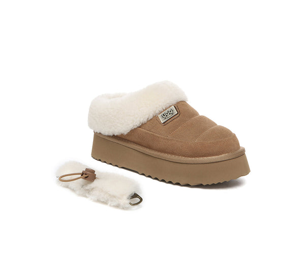 UGG EVERAU® UGG Slippers Women Drawstring Platform Paige