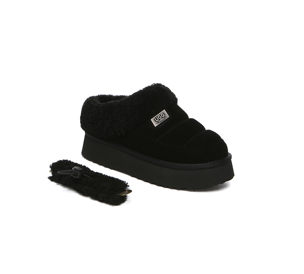 UGG EVERAU® UGG Slippers Women Drawstring Platform Paige