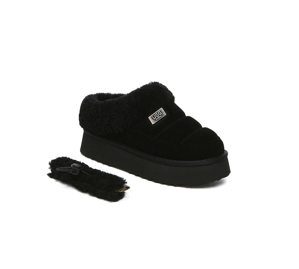 UGG EVERAU® UGG Slippers Women Drawstring Platform Paige