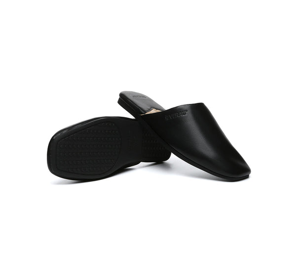EVERAU® Women Slides Leather Flat Wafaa