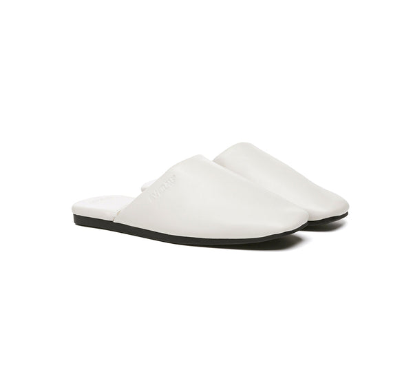 EVERAU® Women Slides Leather Flat Wafaa