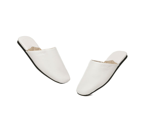 EVERAU® Women Slides Leather Flat Wafaa