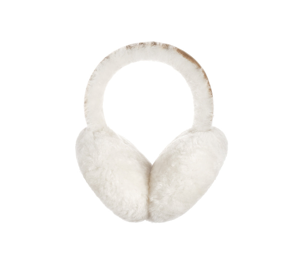 AUSTRALIAN SHEPHERD® UGG Kids Adjustable Sheepskin Wool Earmuff Connie - UGG EXPRESS