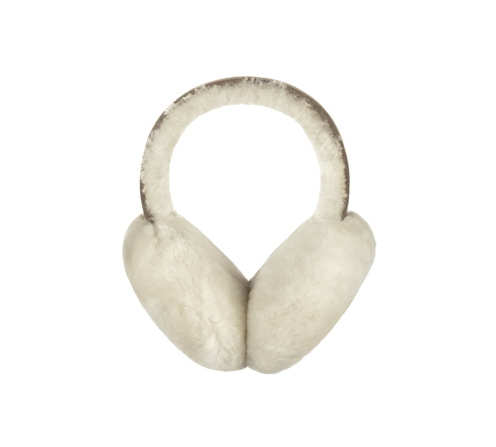 AUSTRALIAN SHEPHERD® UGG Kids Adjustable Sheepskin Wool Earmuff Connie - UGG EXPRESS