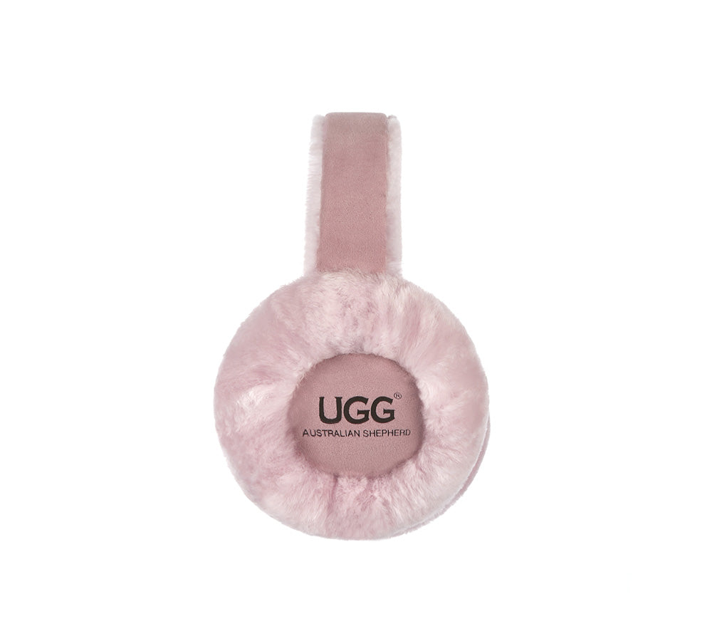 UGG Kids Adjustable Sheepskin Wool Earmuff Connie