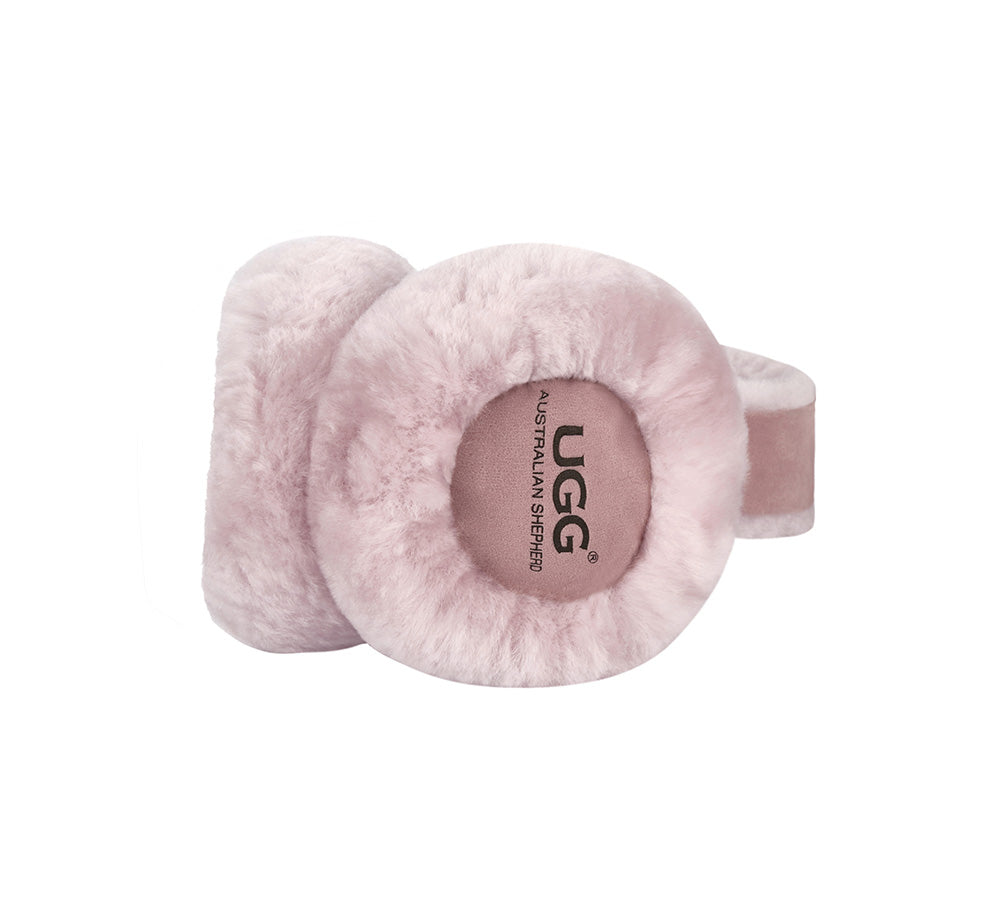 UGG Kids Adjustable Sheepskin Wool Earmuff Connie