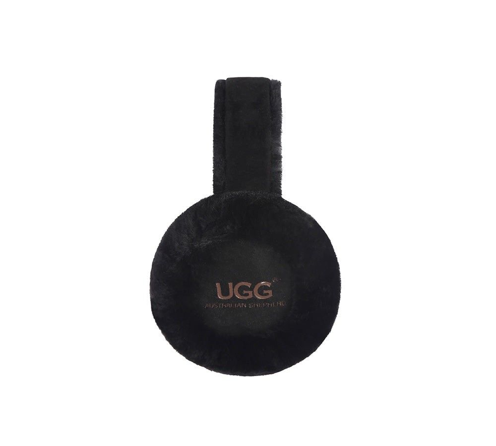 UGG Kids Adjustable Sheepskin Wool Earmuff Connie