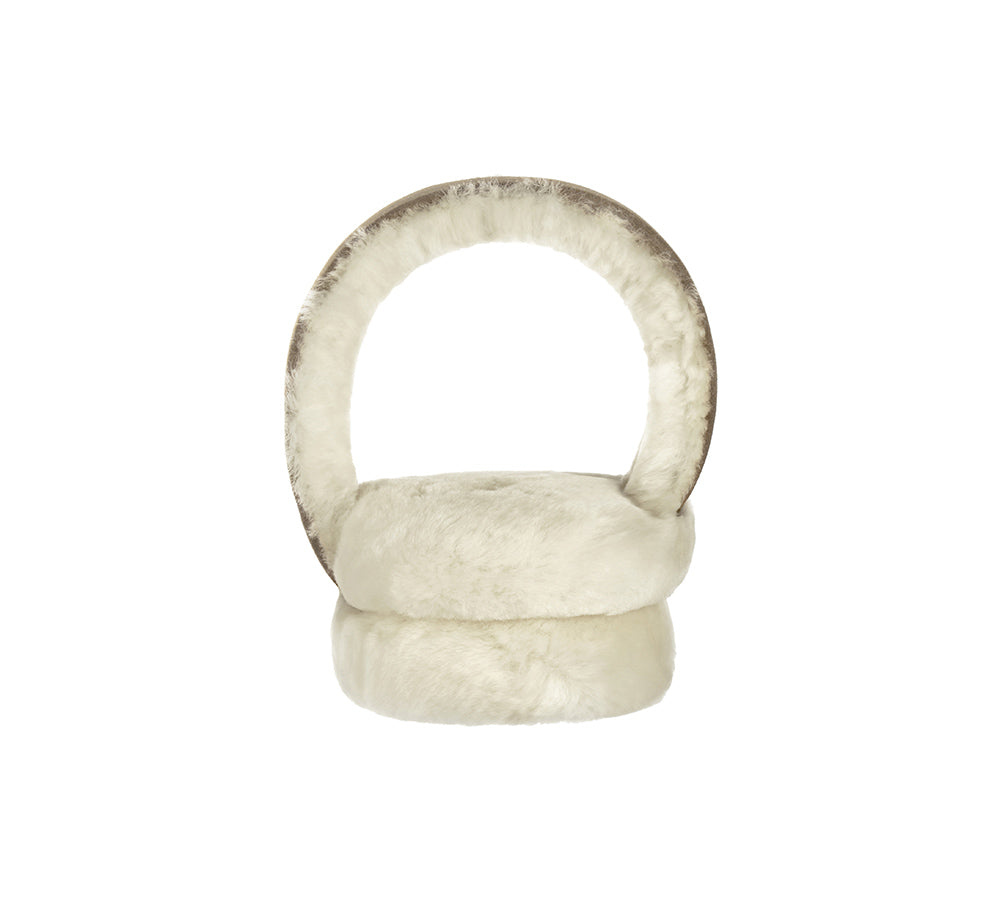 AUSTRALIAN SHEPHERD® UGG Kids Adjustable Sheepskin Wool Earmuff Connie - UGG EXPRESS