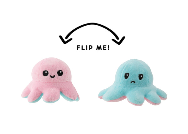 Flip Octopus Plush Key Chain Small